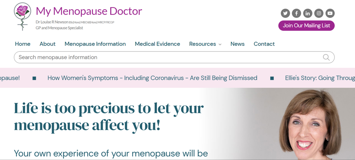 World Menopause Day 18 October LIFE